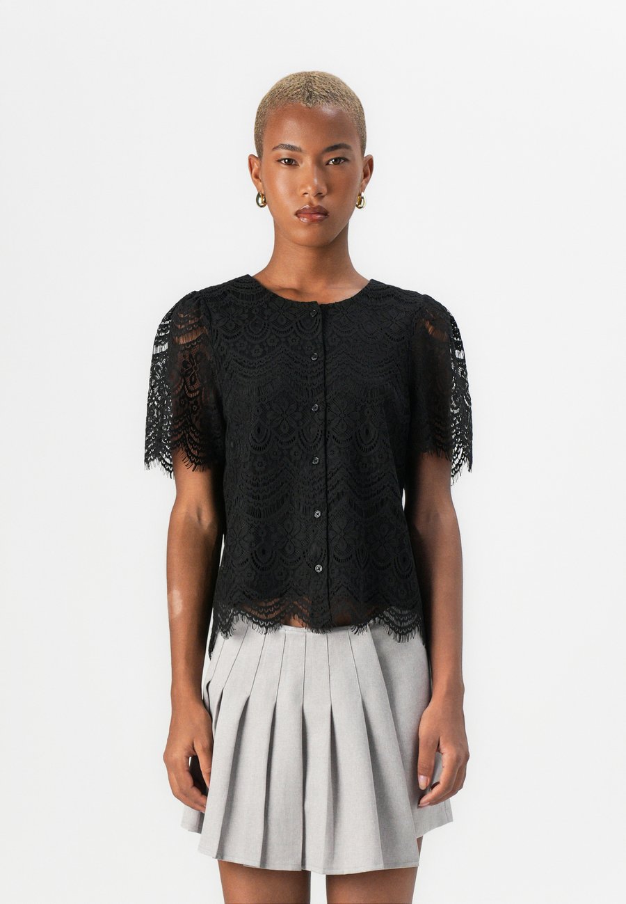 

Блуза VILA VINOVERA O-NECK, Black Beauty/Black