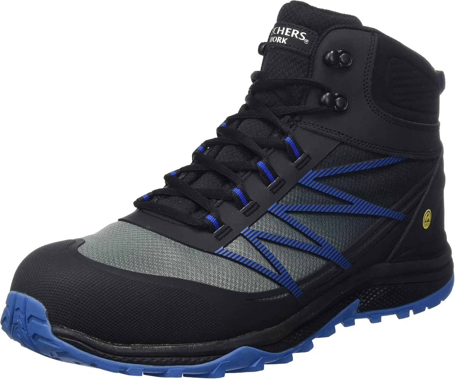 Мужские кроссовки Skechers Puxal-Firmle, Black Blue Textile Synthetic Leather