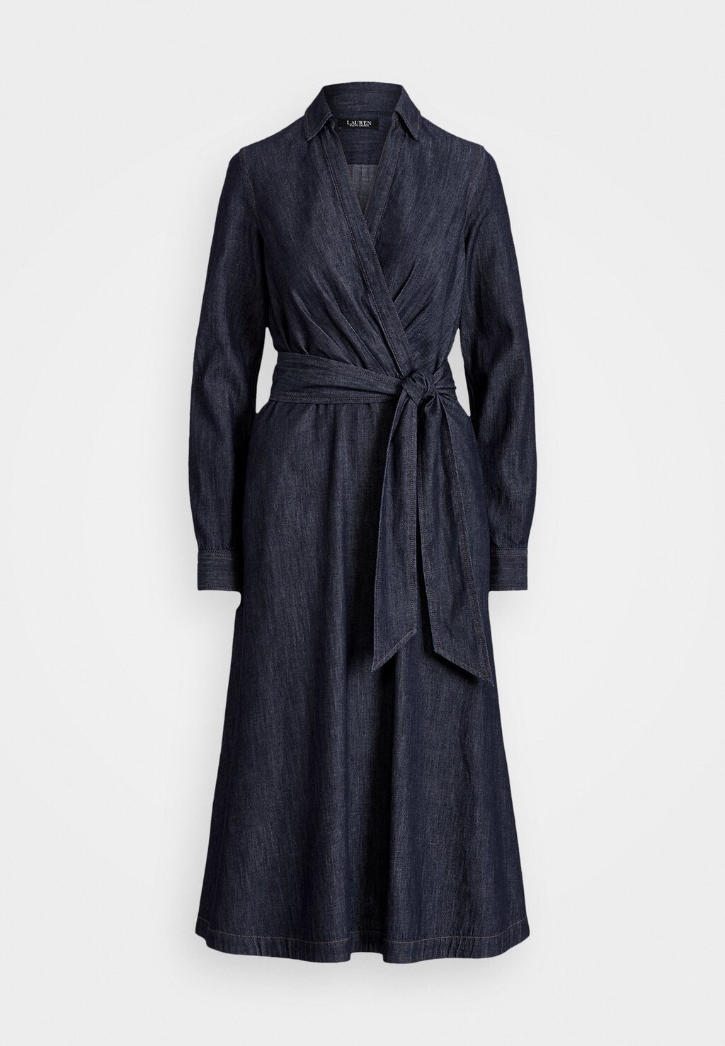 

Джинсовое платье DENIM LONG SLEEVE MIDI DRESS Ralph Lauren, цвет Dark Rinse Wash