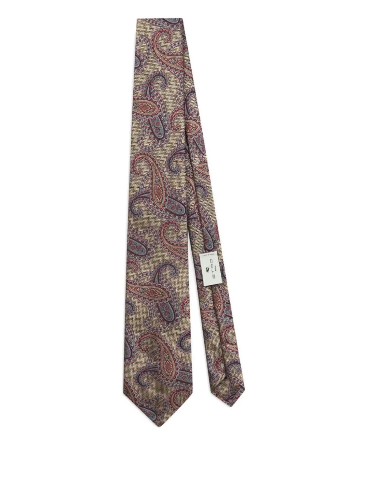 

Галстук ETRO с узором пейсли, нейтральный