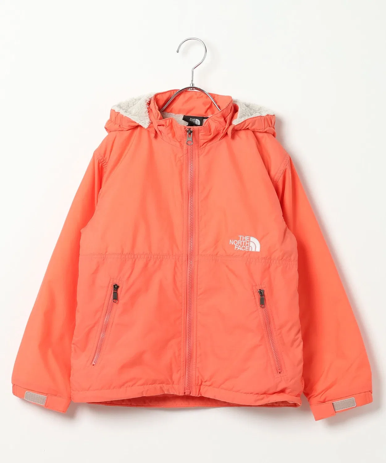 Куртка детская THE NORTH FACE Compact Nomad с капюшоном, розовая