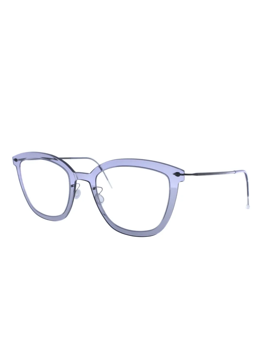 

Очки в геометричной оправе Lindberg, серый