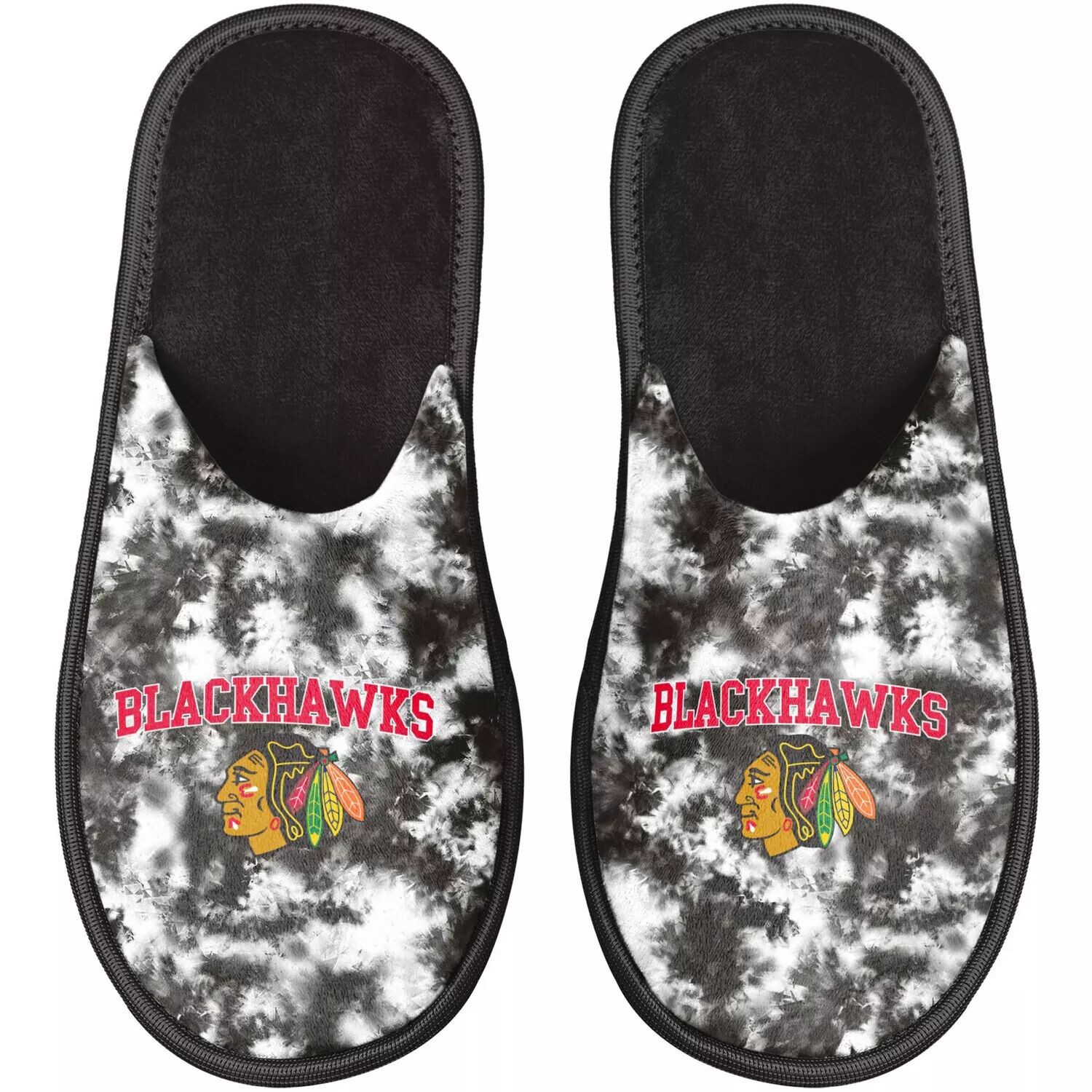 Женские тапочки с логотипом FOCO Chicago Blackhawks
