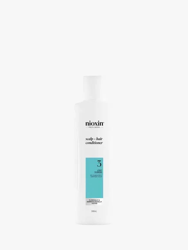 Кондиционер Pro Clinical System 3 Scalp + Hair Thickening Conditioner для окрашенных, сухих и поврежденных волос с легким истончением Nioxin