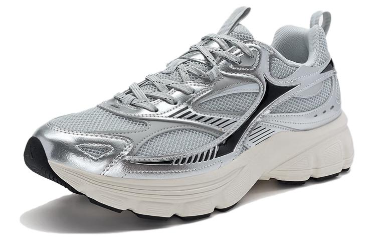 

Антискользящие износостойкие мужские повседневные кроссовки низкие XTEP, серебристо-серый/дымчато-серый