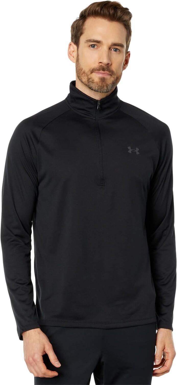 

UA Tech 1/2 на молнии Under Armour, цвет Black/Charcoal