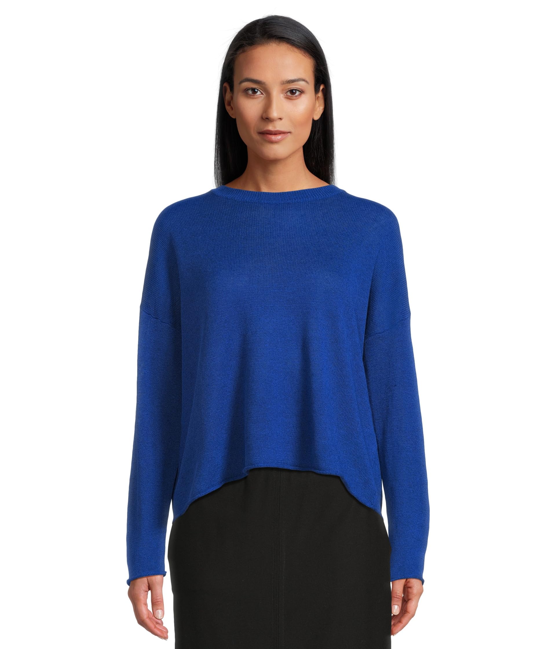 

Свитер Eileen Fisher Crew Neck Sweater, LapisSee Less