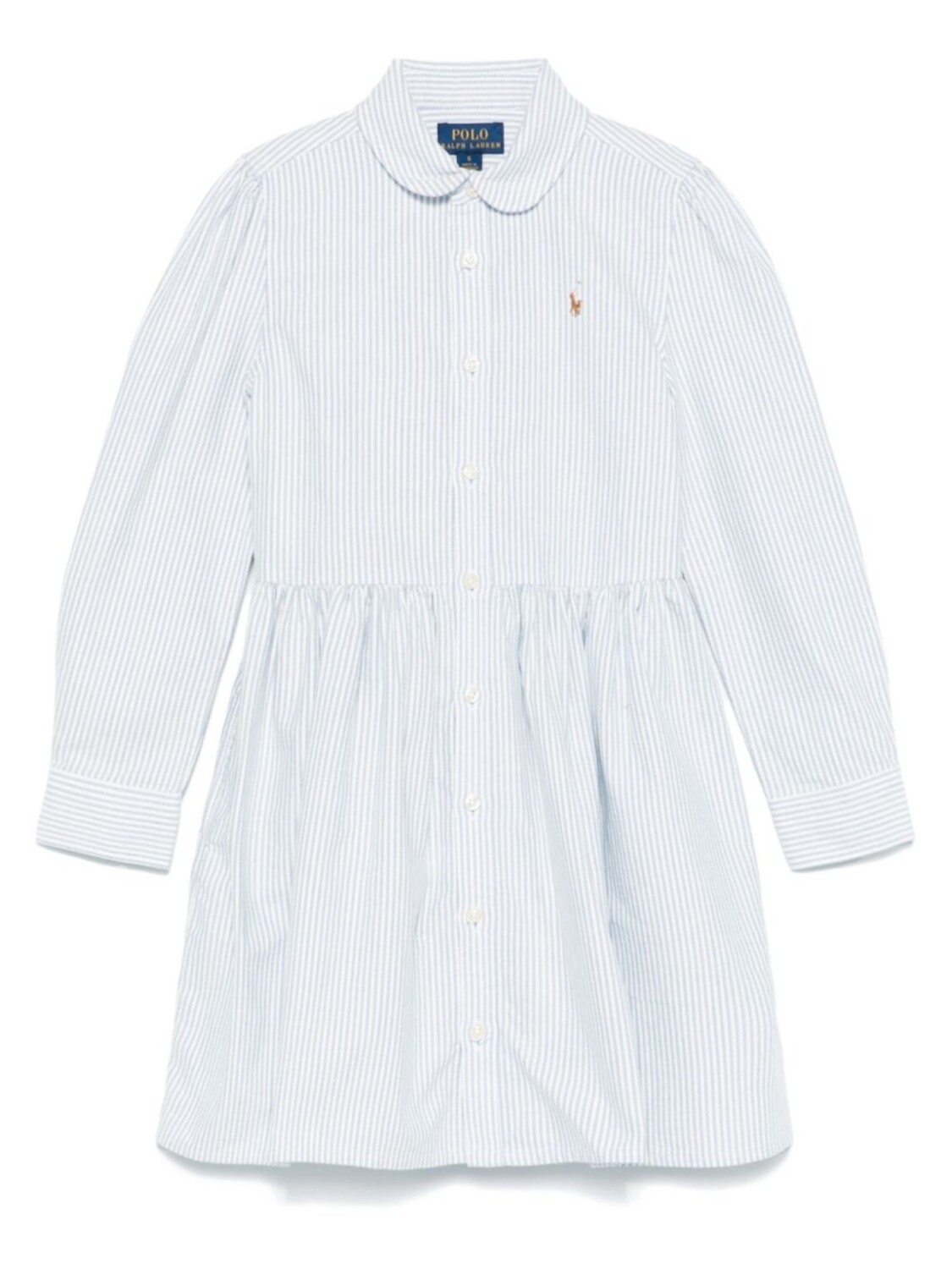 

POLO RALPH LAUREN KIDS платье с вышивкой Polo Pony, синий