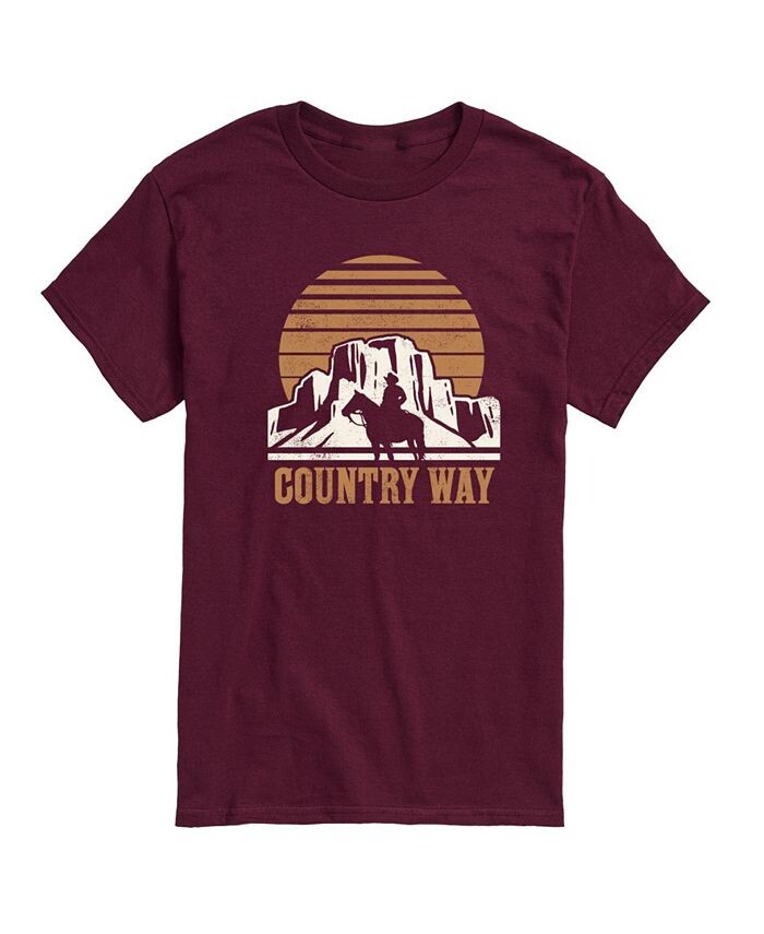 

Мужская футболка с коротким рукавом Country Way AIRWAVES, красный