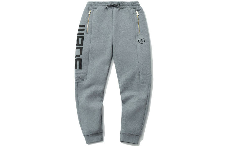 

Wade Collection Knit Sweatpants Men Grey Lining, серый