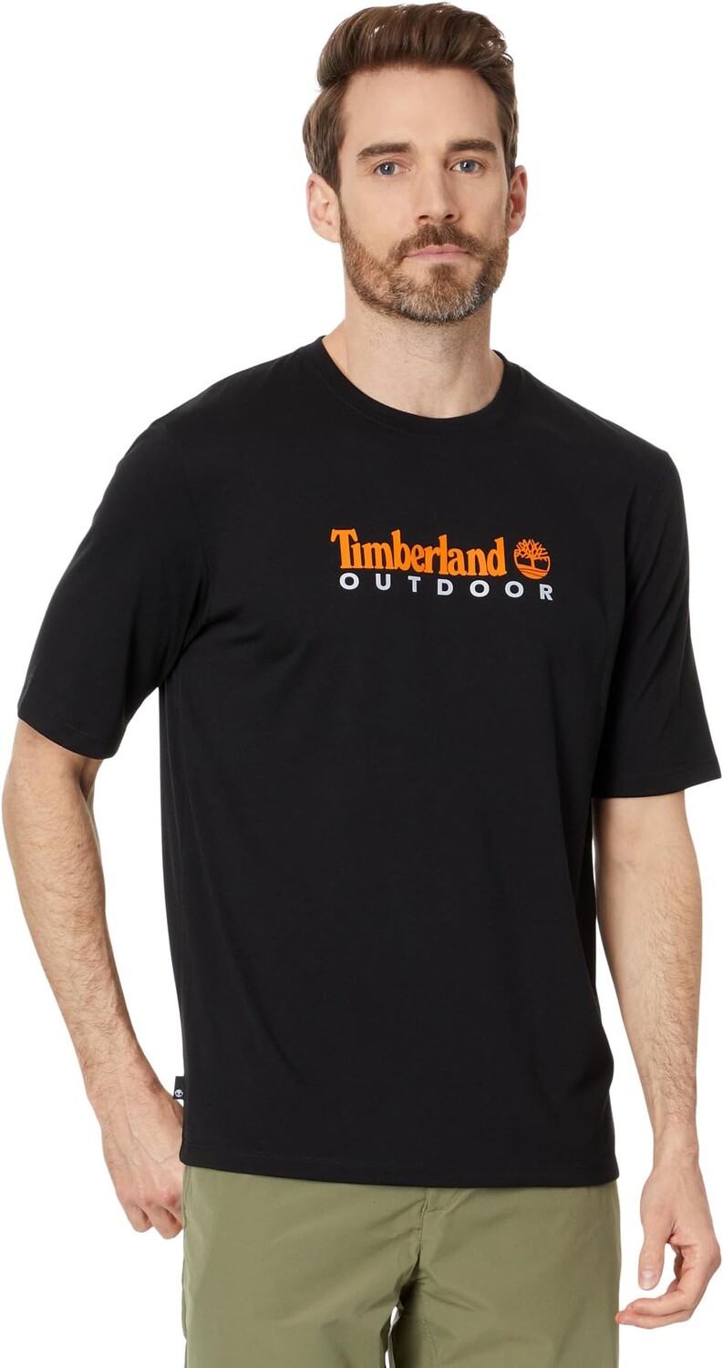 

Футболка Timberland Anti-UV Printed Tee, черный