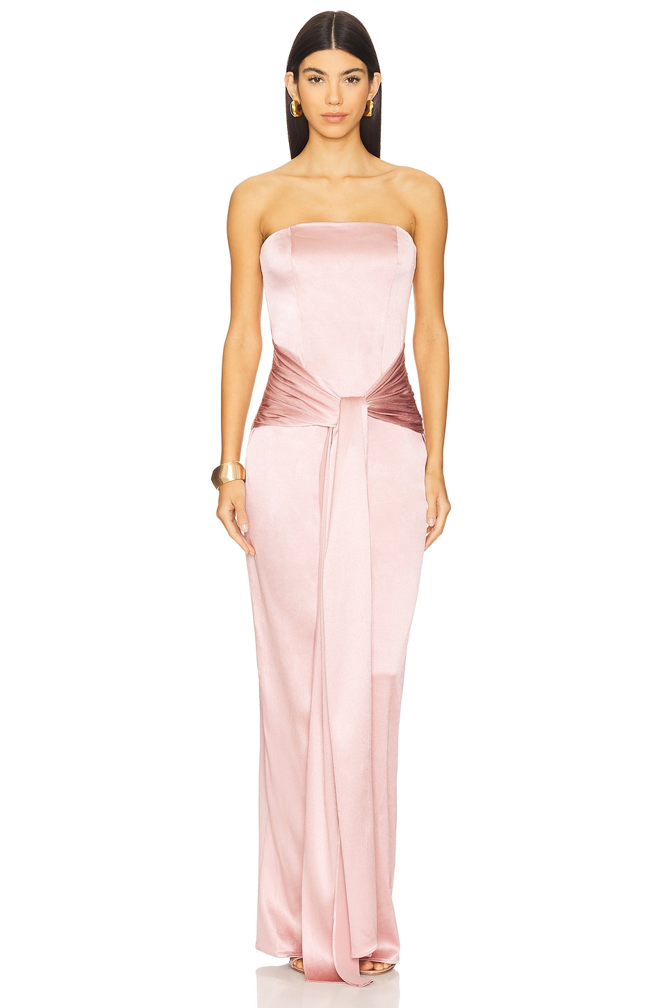 

X revolve вечернее платье abelina Michael Costello, rose