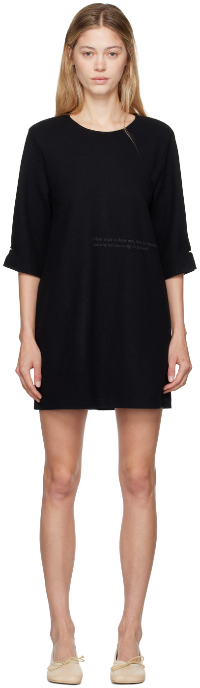 

Мини-платье из шерсти MM6 Maison Margiela