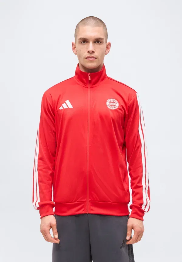 Толстовка Adidas Performance Fc Bayern Muenchen DNA Track Club Wear, ярко-алый/белый