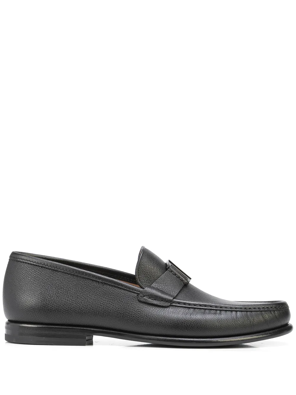 

Лоферы с логотипом Ferragamo, черный