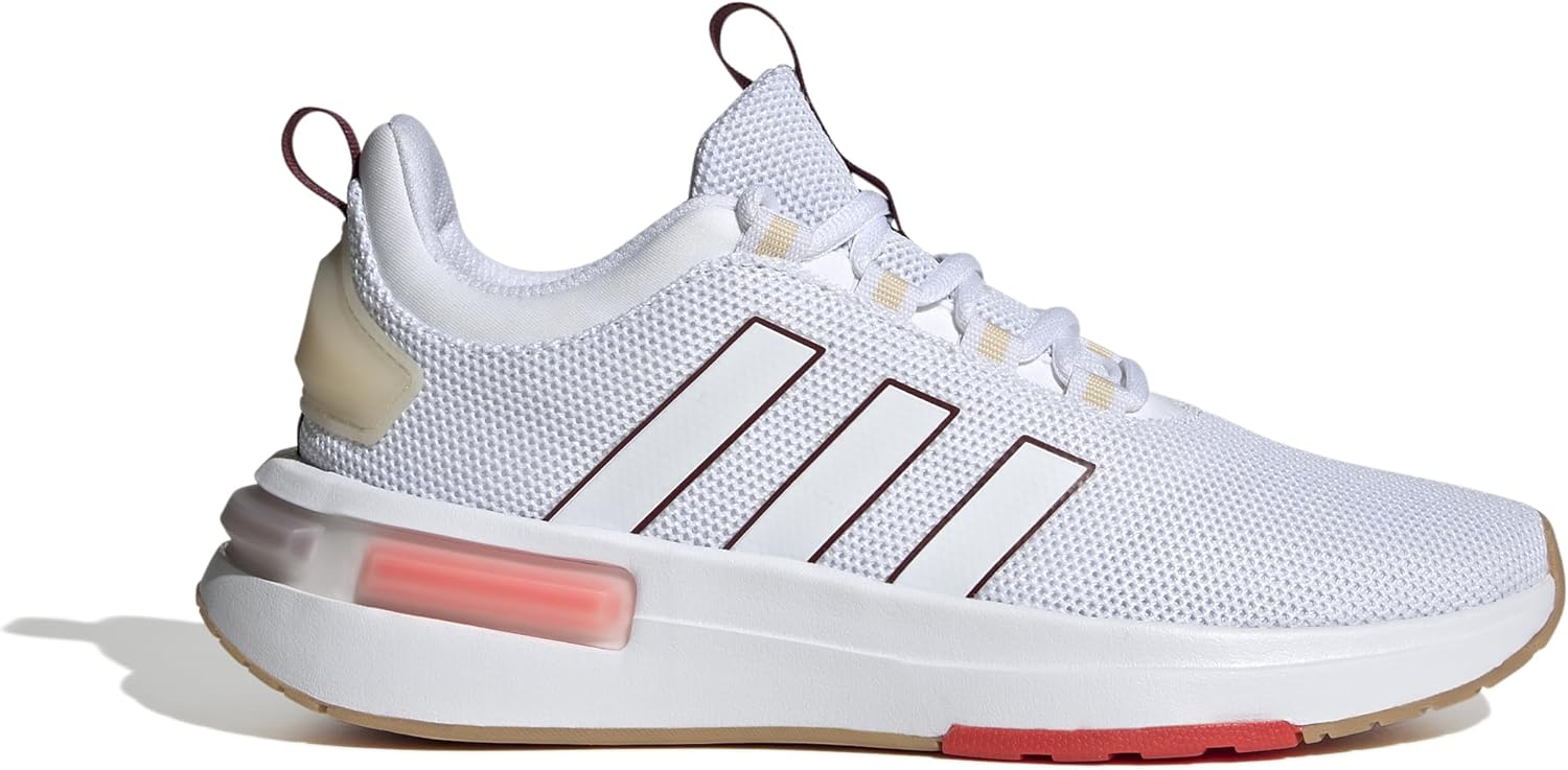Мужские кроссовки Adidas Racer TR23, белый/красный/ярко-красный — фото 2