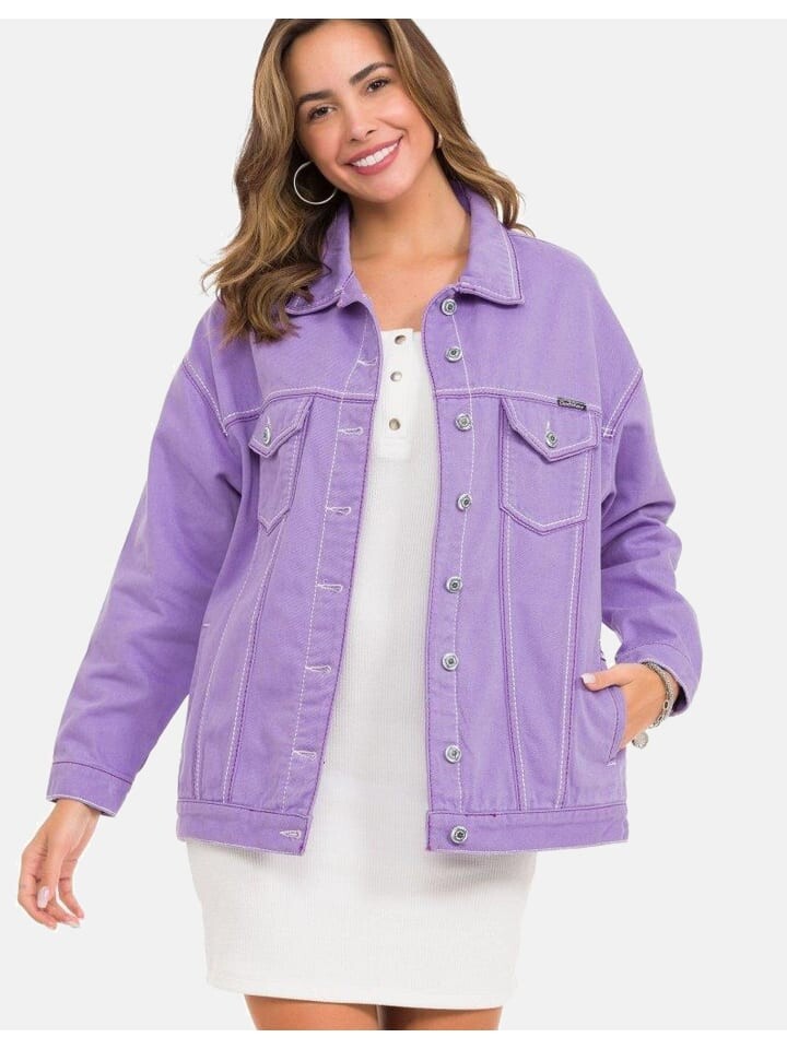 

Джинсовая куртка Cipo & Baxx Jeansjacke, цвет LILAC