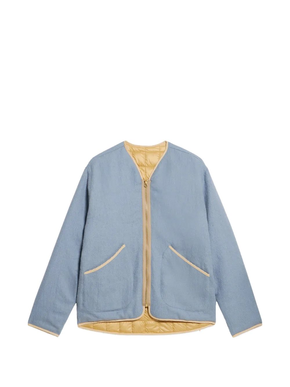 

Шерстяная куртка на молнии с накладными карманами Fortela, синий