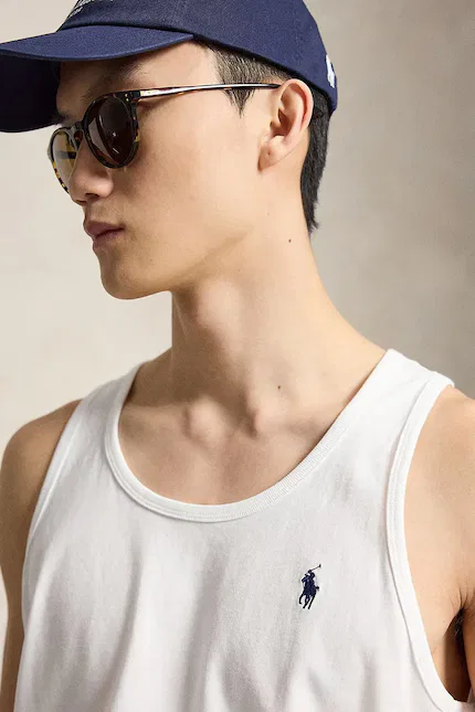 Футболка из хлопка 710800895013 Polo Ralph Lauren, белый — фото 4