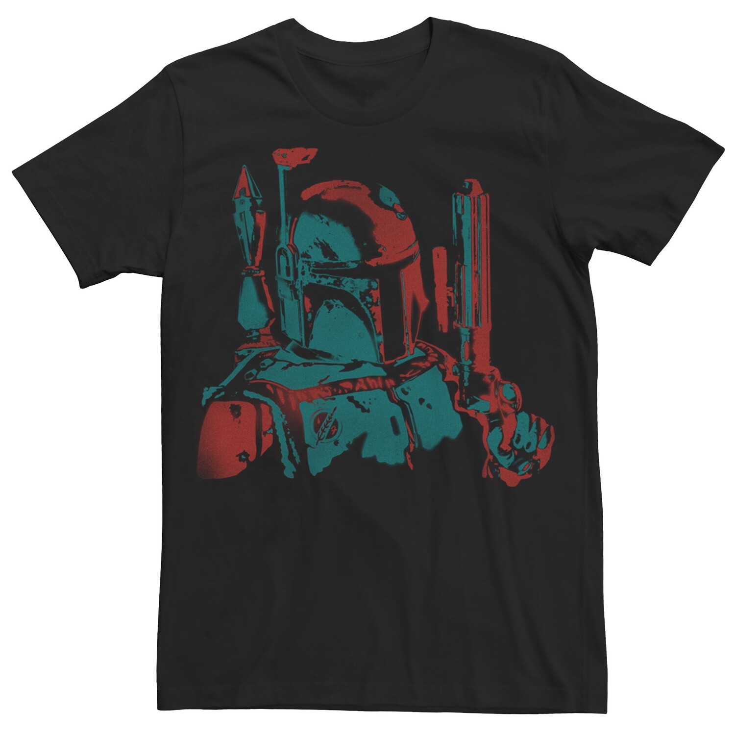 

Мужская футболка Star Wars Boba Fett Stencil Shadow Licensed Character