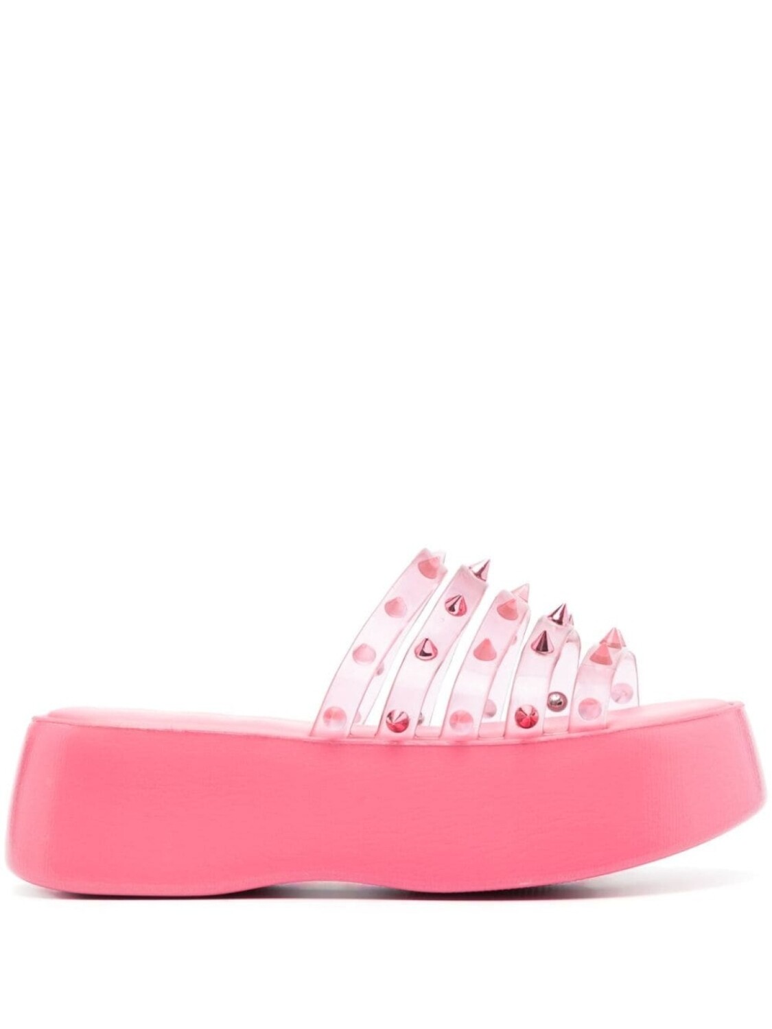 

Jean Paul Gaultier шлепанцы Punk Love Becky из коллаборации с Melissa, розовый
