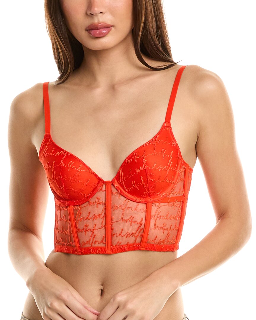 

Бюстгальтер-бюстье Wolford, красный