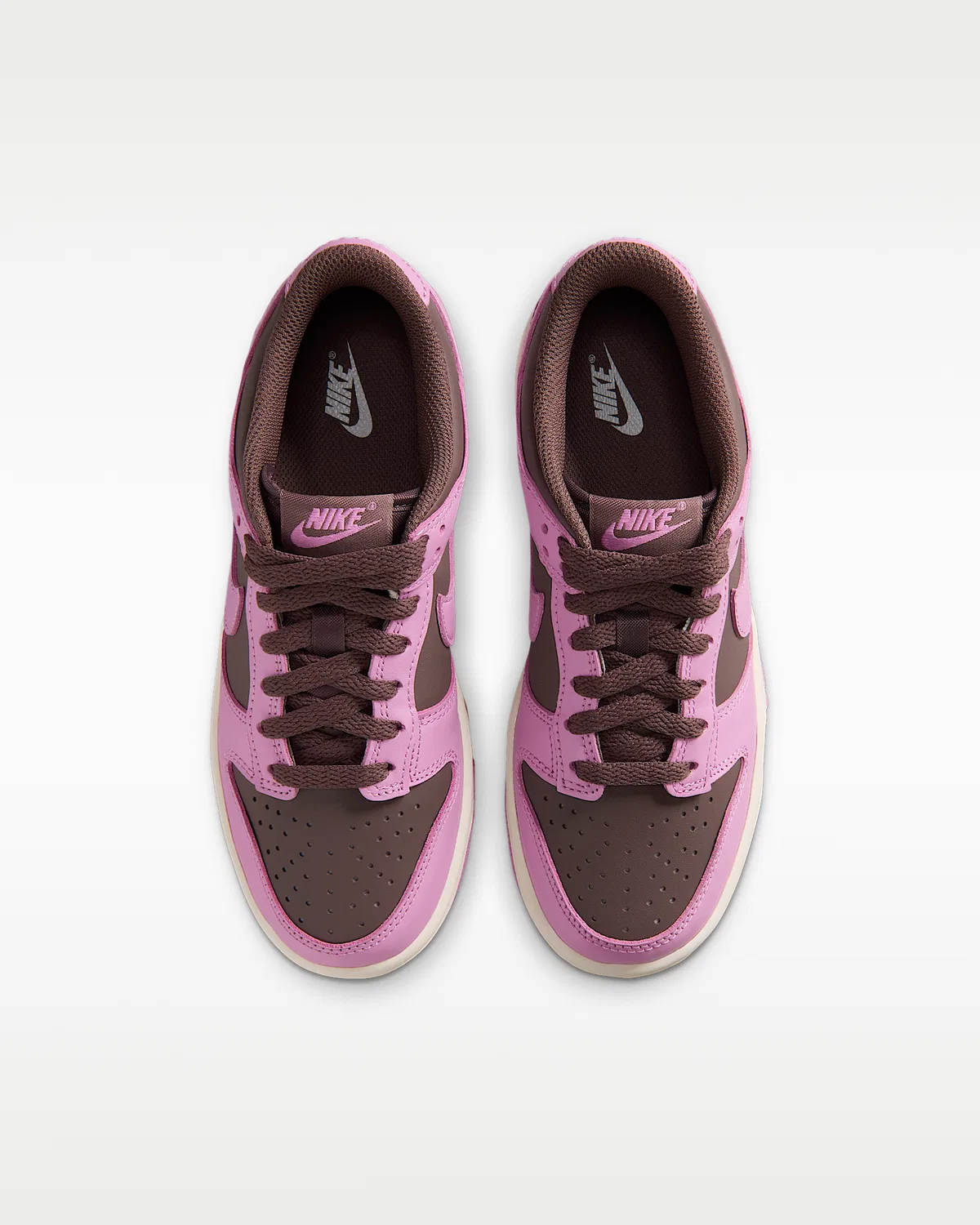 Кроссовки Nike Dunk Low для детей, Tattoo/Pale Ivory/Light Magenta — фото 4