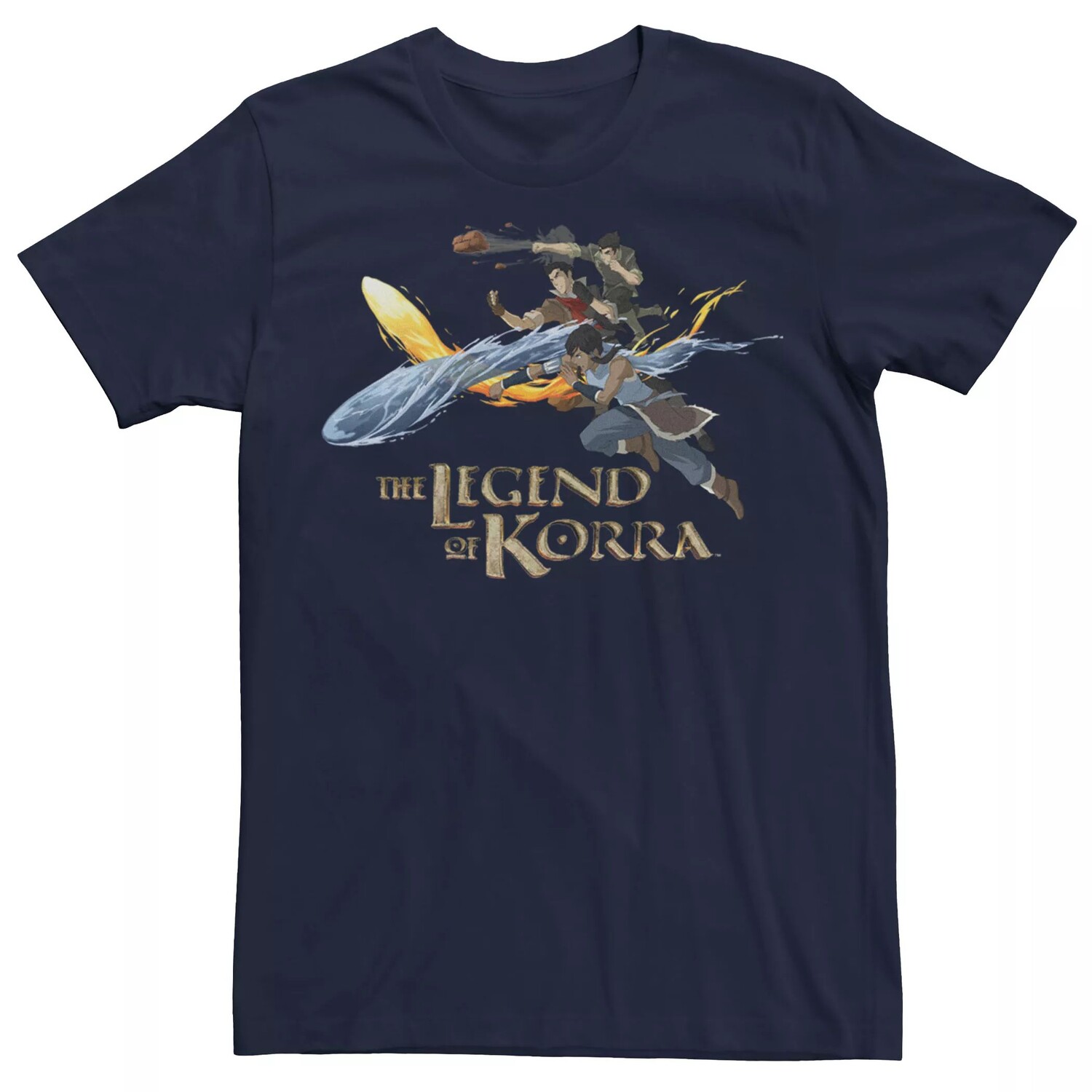 

Мужская футболка Nickelodeon Legend Of Korra Team Avatar Licensed Character