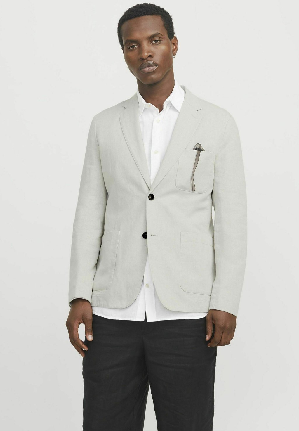 

Пиджак-блейзер JPRCCARON Jack & Jones PREMIUM, серебряный