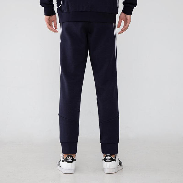 Спортивные штаны Men's adidas Fi 3s Pant Logo Printing Bundle Feet Sports Pants/Trousers/Joggers Navy Blue, синий — фото 4