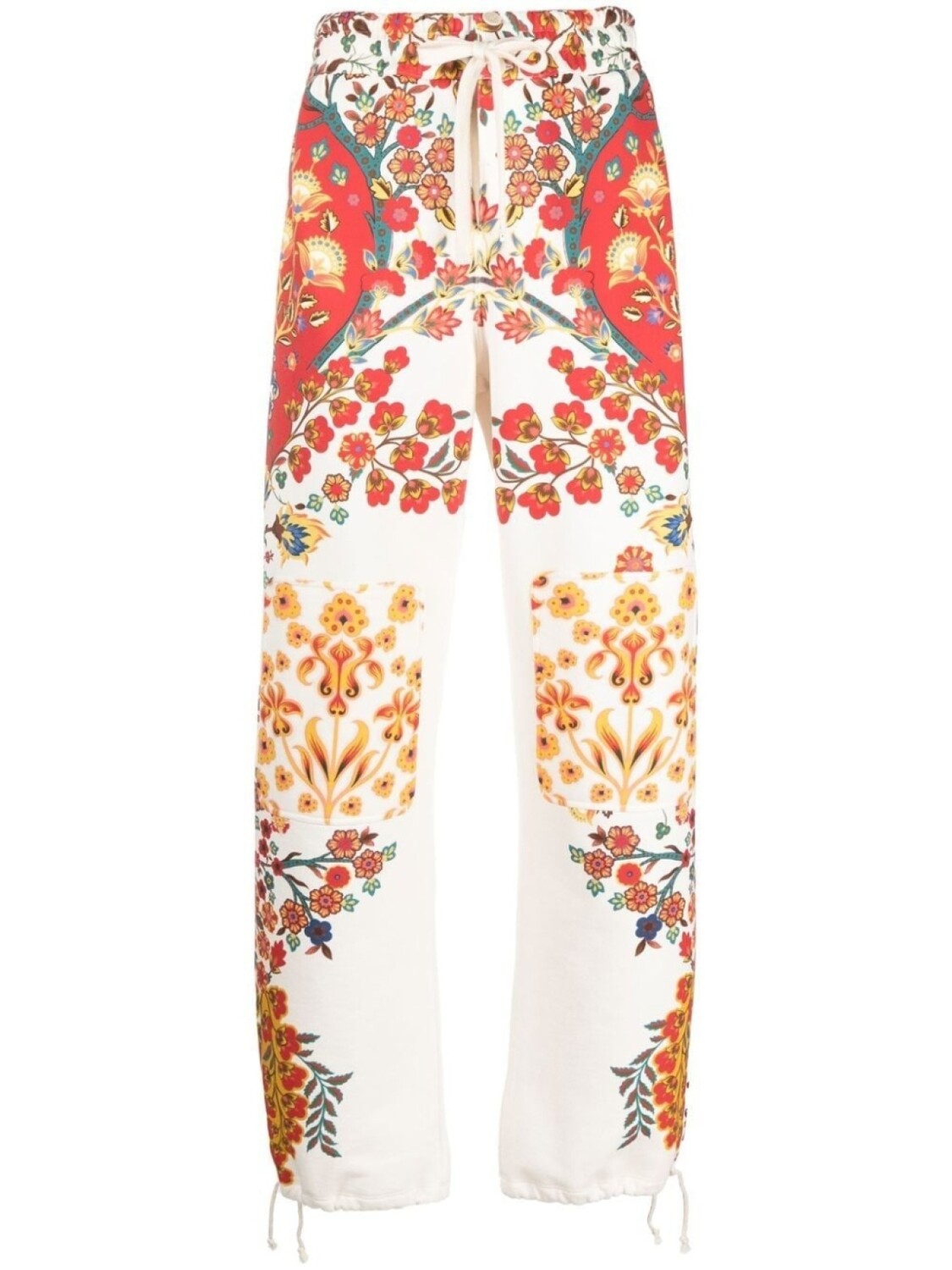

ETRO спортивные брюки с цветочным принтом, белый
