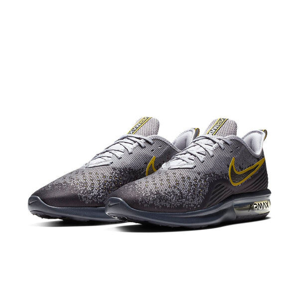 Кроссовки air max sequent 4 Nike, серый — фото 3