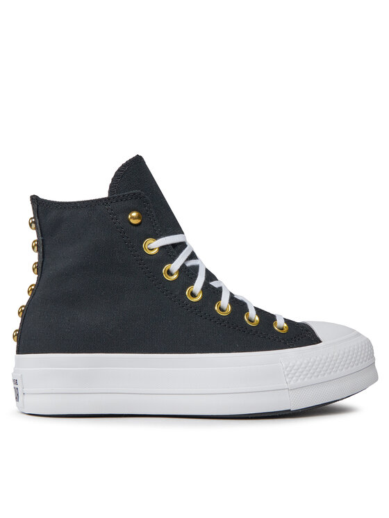 Тканевые кроссовки Chuck Taylor All Star Lift Platform Star Studded A05453C Converse, черный