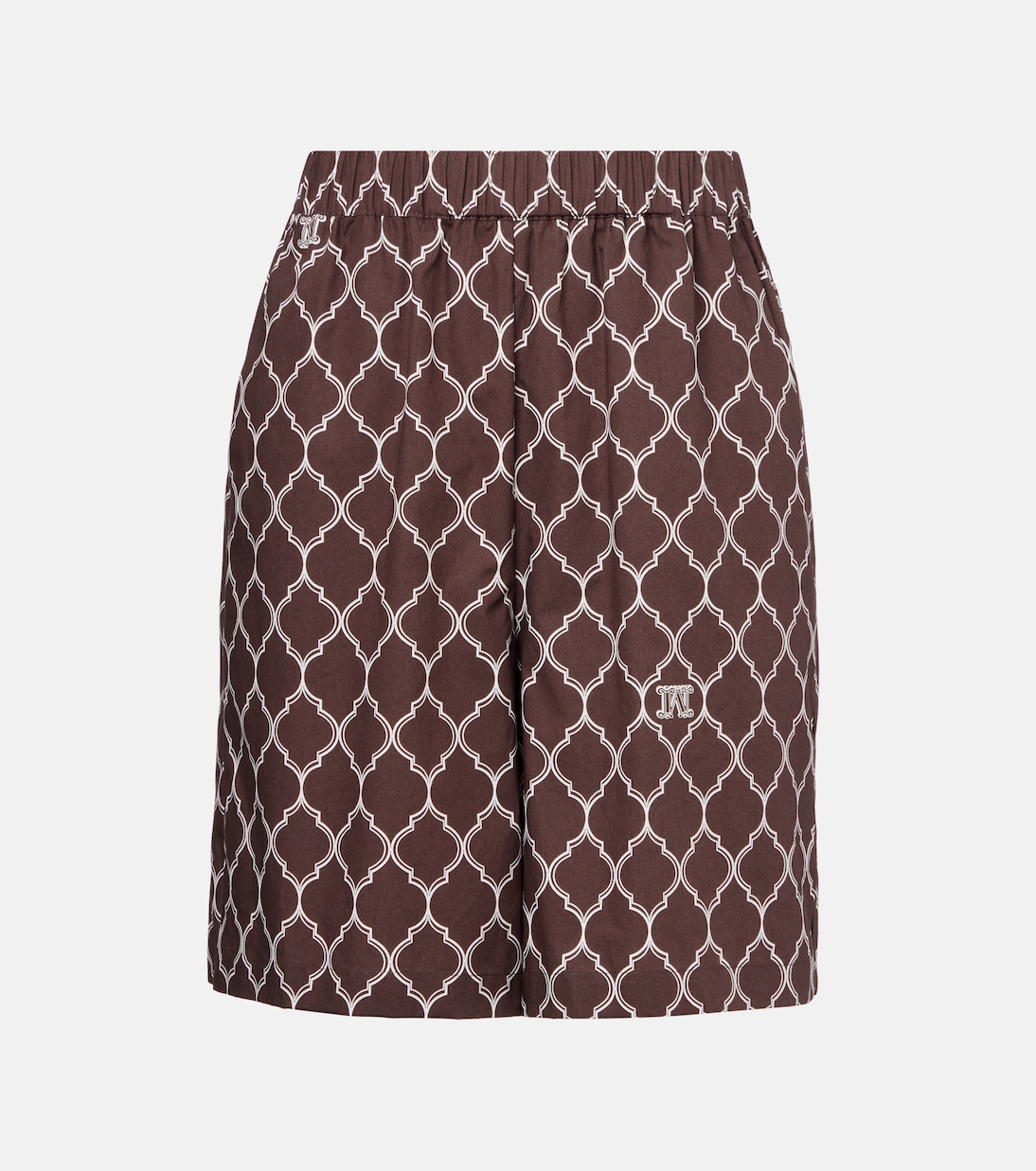 

Улутато хлопковые бермуды для высотных зданий Max Mara, Monogram