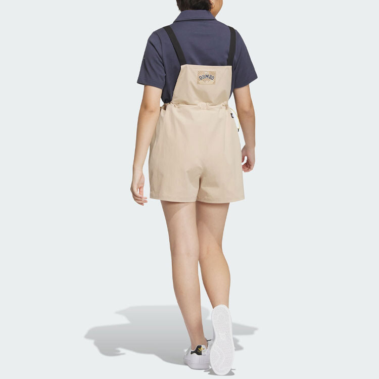Шорты карго Disney X DB WV Dungaree женские светло-коричневые Adidas Originals — фото 3