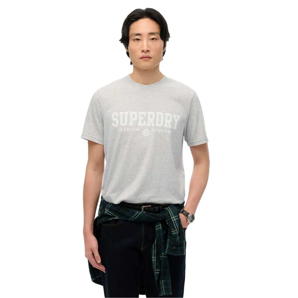 

Футболка с коротким рукавом Superdry Core Sports, серый