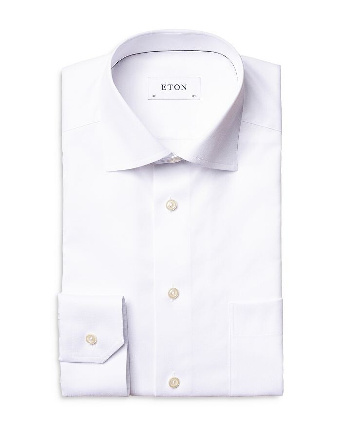 

Рубашка классического кроя из твила Signature Eton