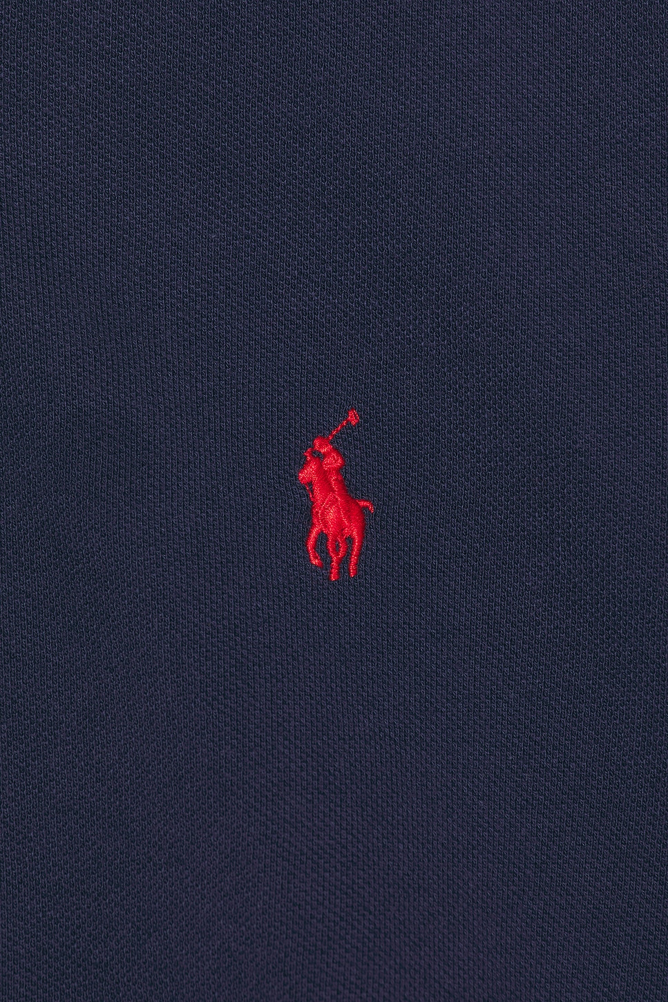 Короткий рукав, сетчатый поло Polo Ralph Lauren, Newport Navy — фото 3