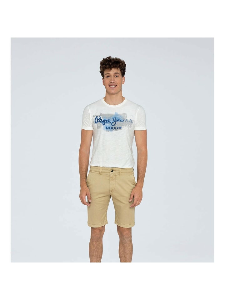 

Тканевые шорты Pepe Jeans, коричневый