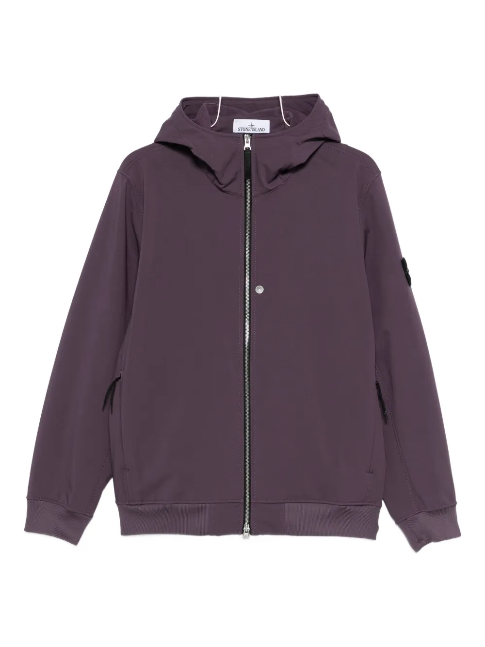 

Толстовка на молнии Stone Island, фиолетовый