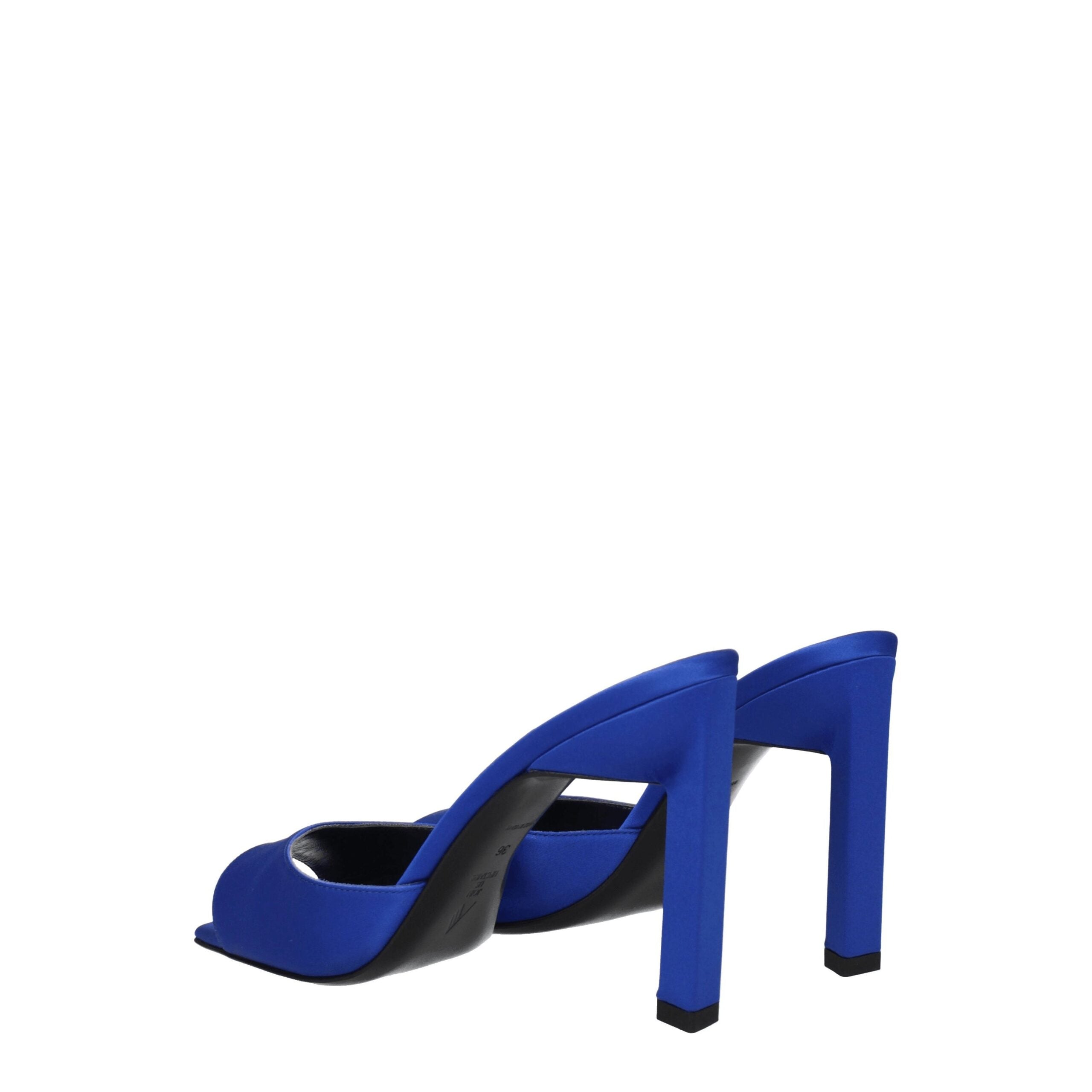 The Attico Satin Women's Sandal, синий — фото 4