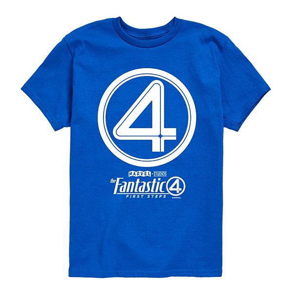

Футболка с принтом Fantastic Four: First Steps для мальчиков 8-20 Marvel, Royal Blue