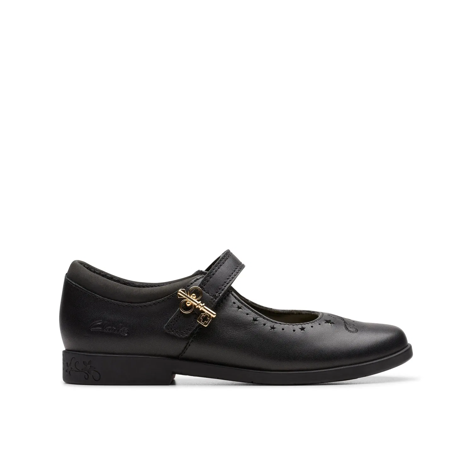 Туфли Clarks Lock Magic для девочек, черный