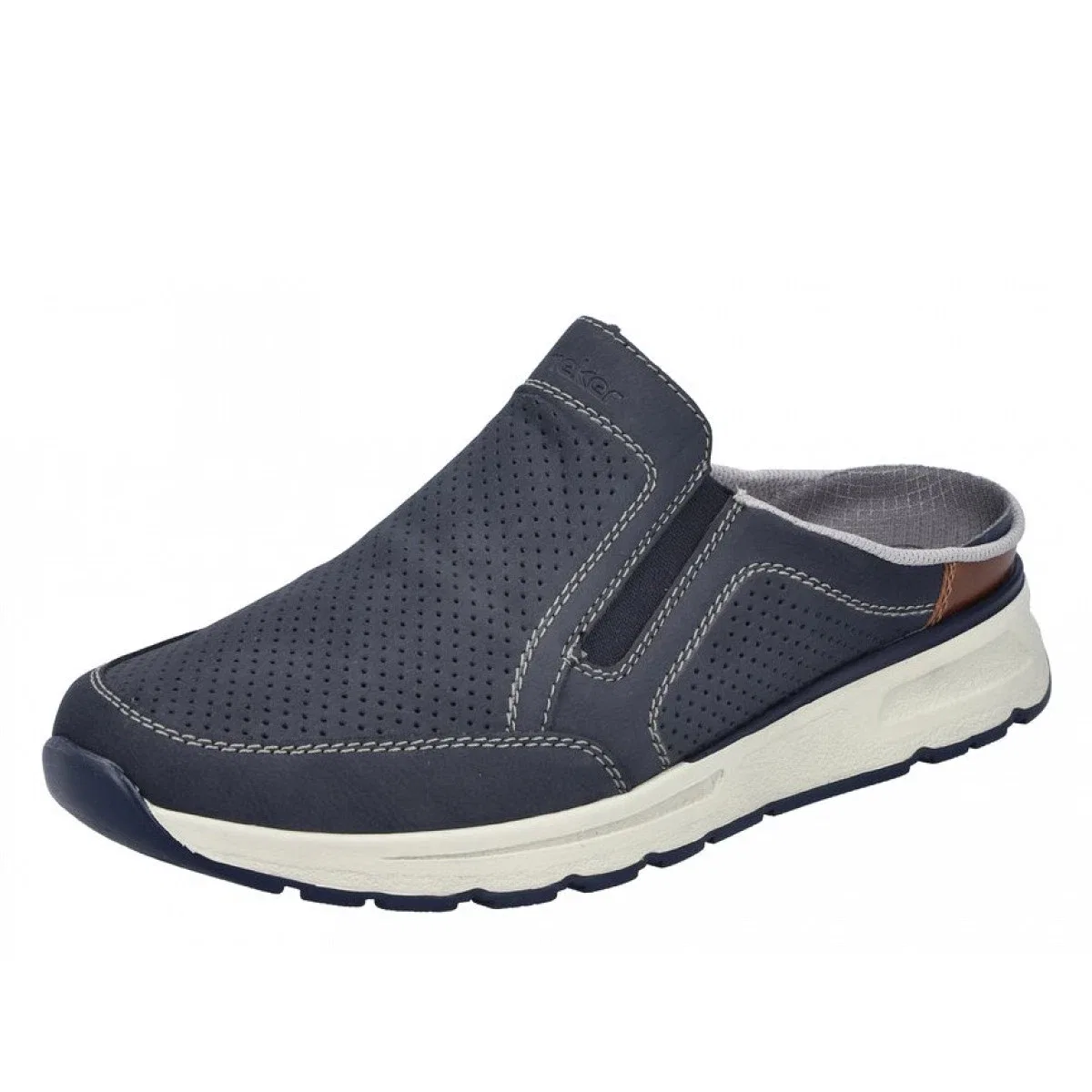 Домашние тапочки, clogs Rieker, синий