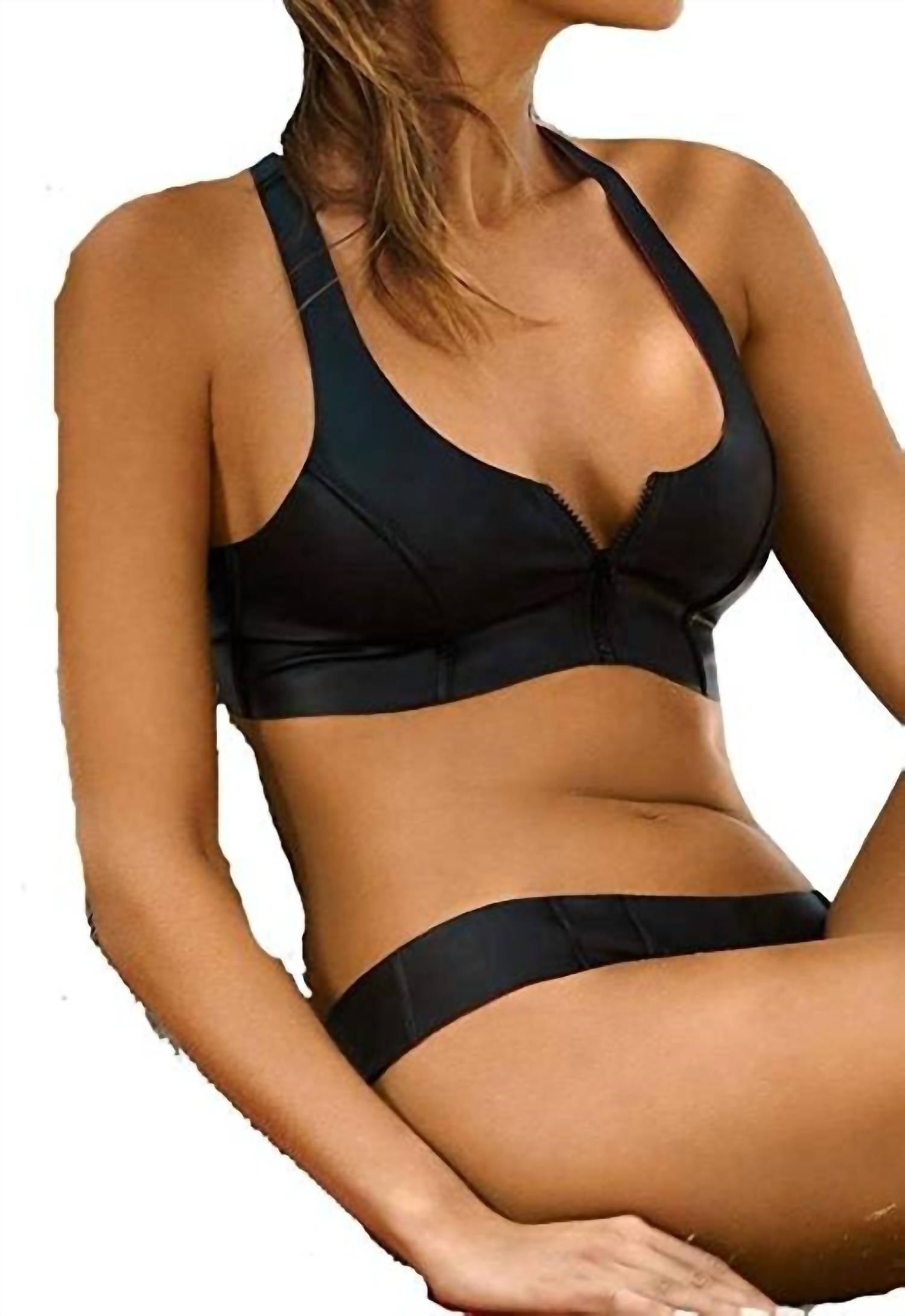 

Женский двусторонний купальник Neo Hipster Teeny Bottom черного цвета PQ Swim