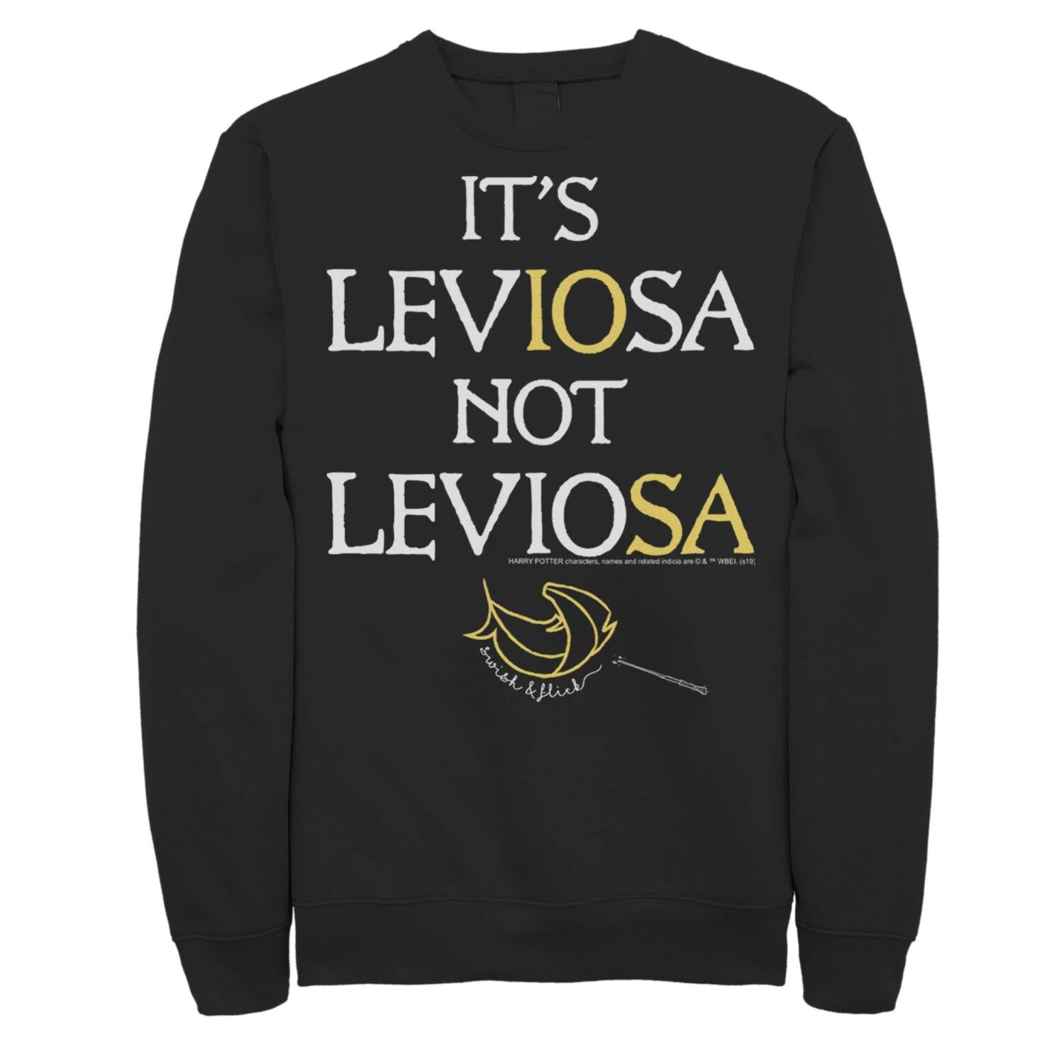 

Мужской свитшот Harry Potter It’s Leviosa Not Leviosa