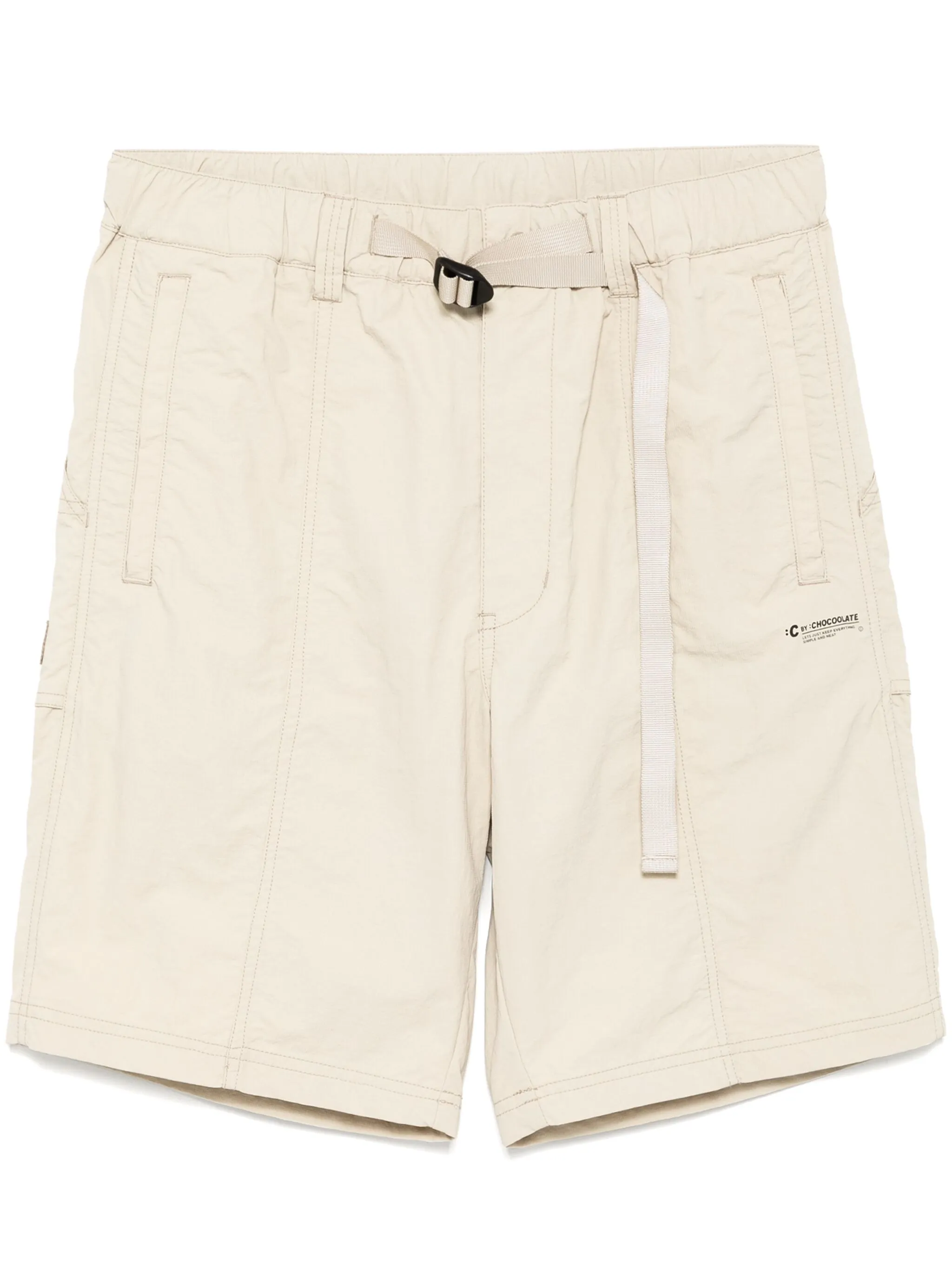 

Шорты с логотипом Chocoolate, бежевый