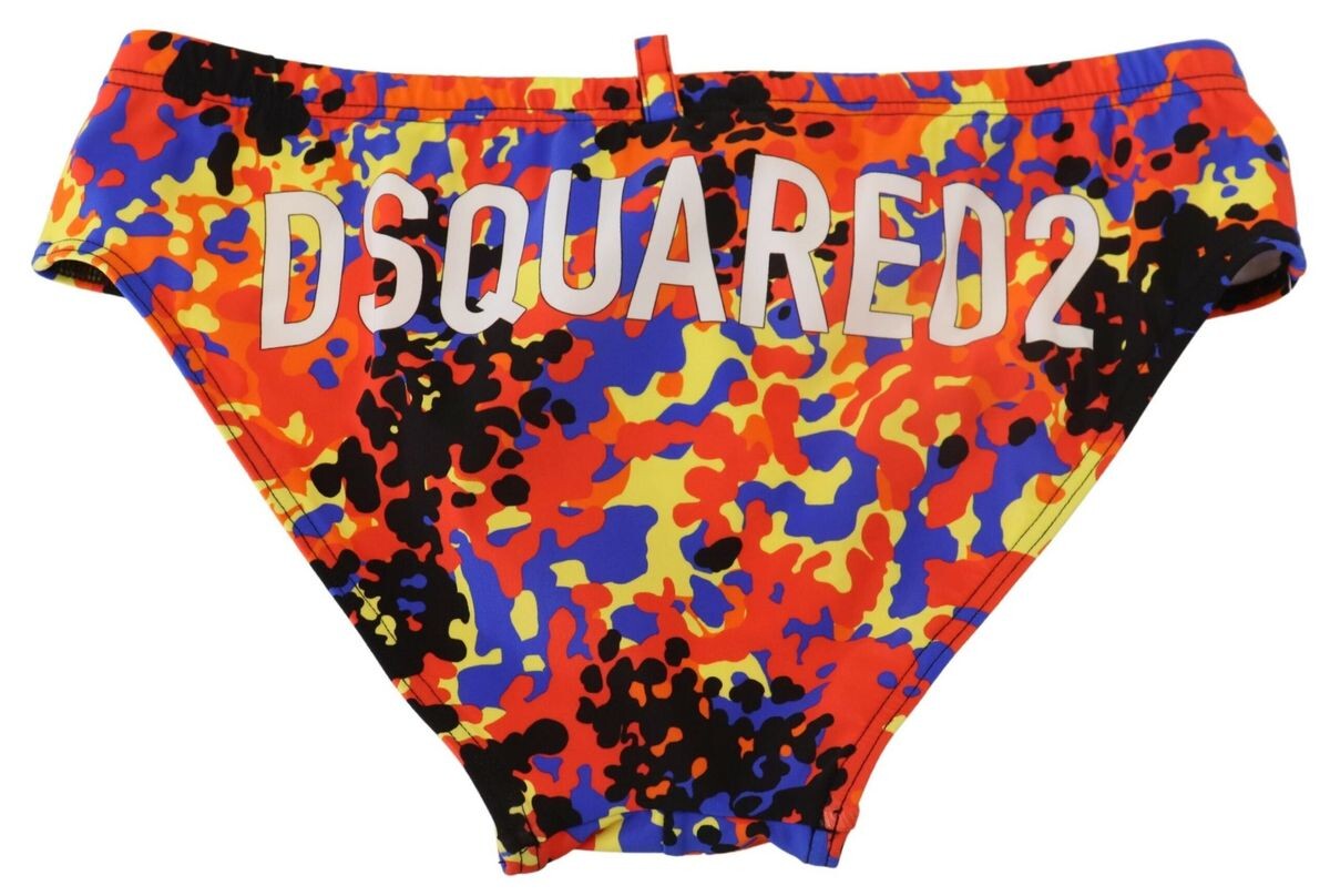 

Мужские плавки-трусы с логотипом Dsqua² Мужские купальники DSquared, мультиколор