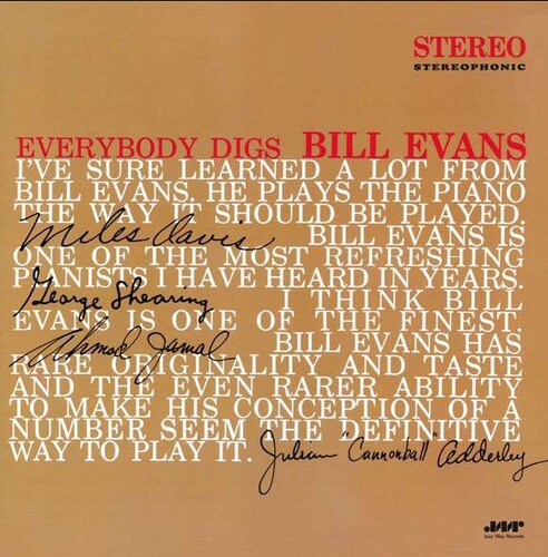 

Виниловая пластинка Evans, Bill: Everybody Digs Bill Evans