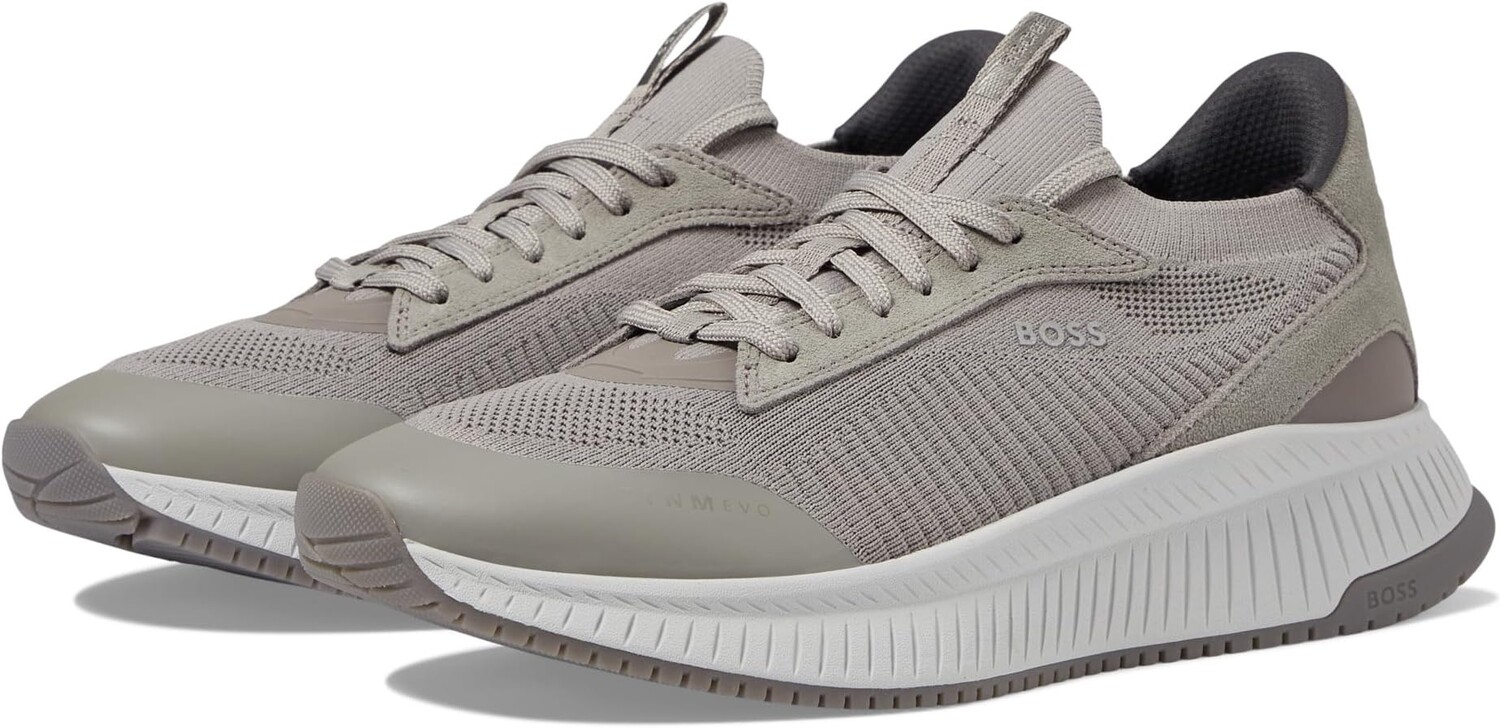 

Кроссовки BOSS Modern Knit Structure Running Sneakers, цвет Light Open Grey